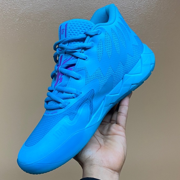 PUMA LaMelo Ball MB.01 Men’s Basketball Sneakers “Blue” Size 11